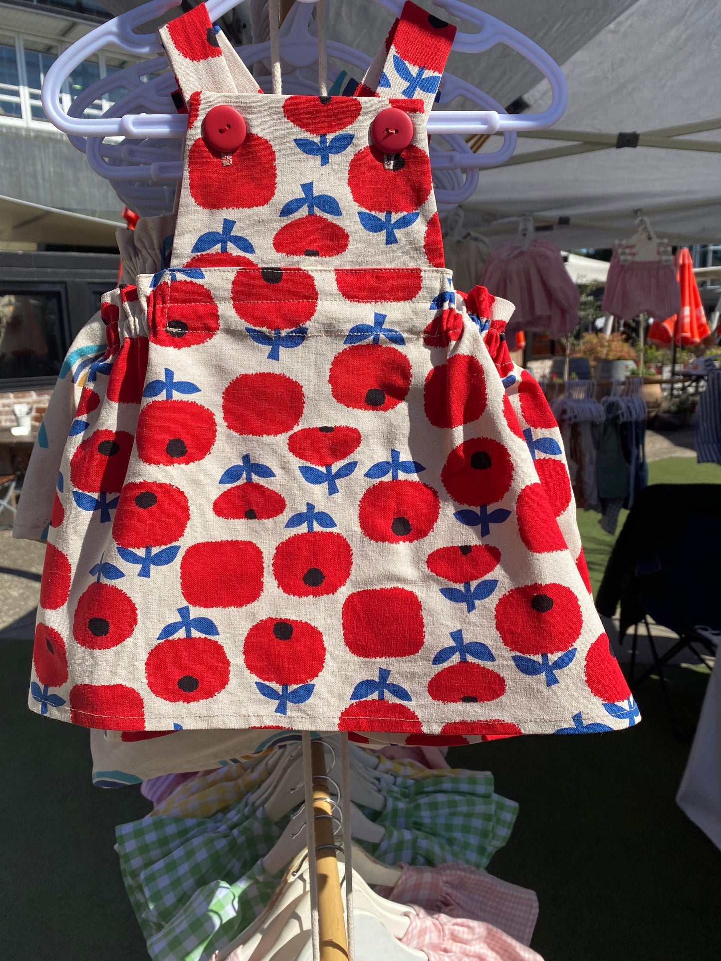 Kriss cross apple dress