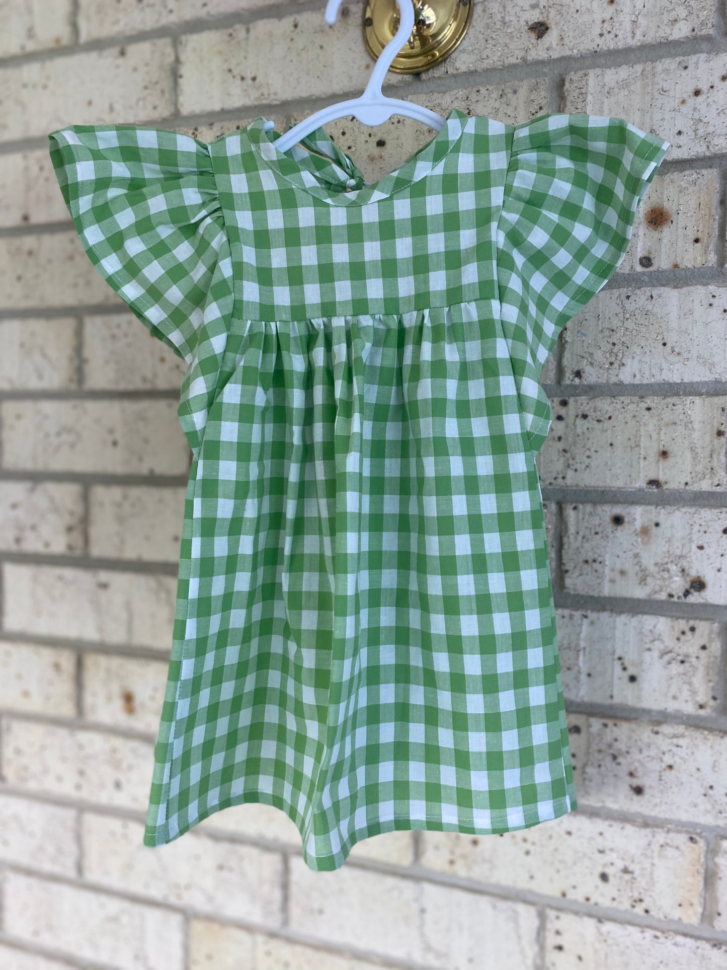 Kenzie green gingham