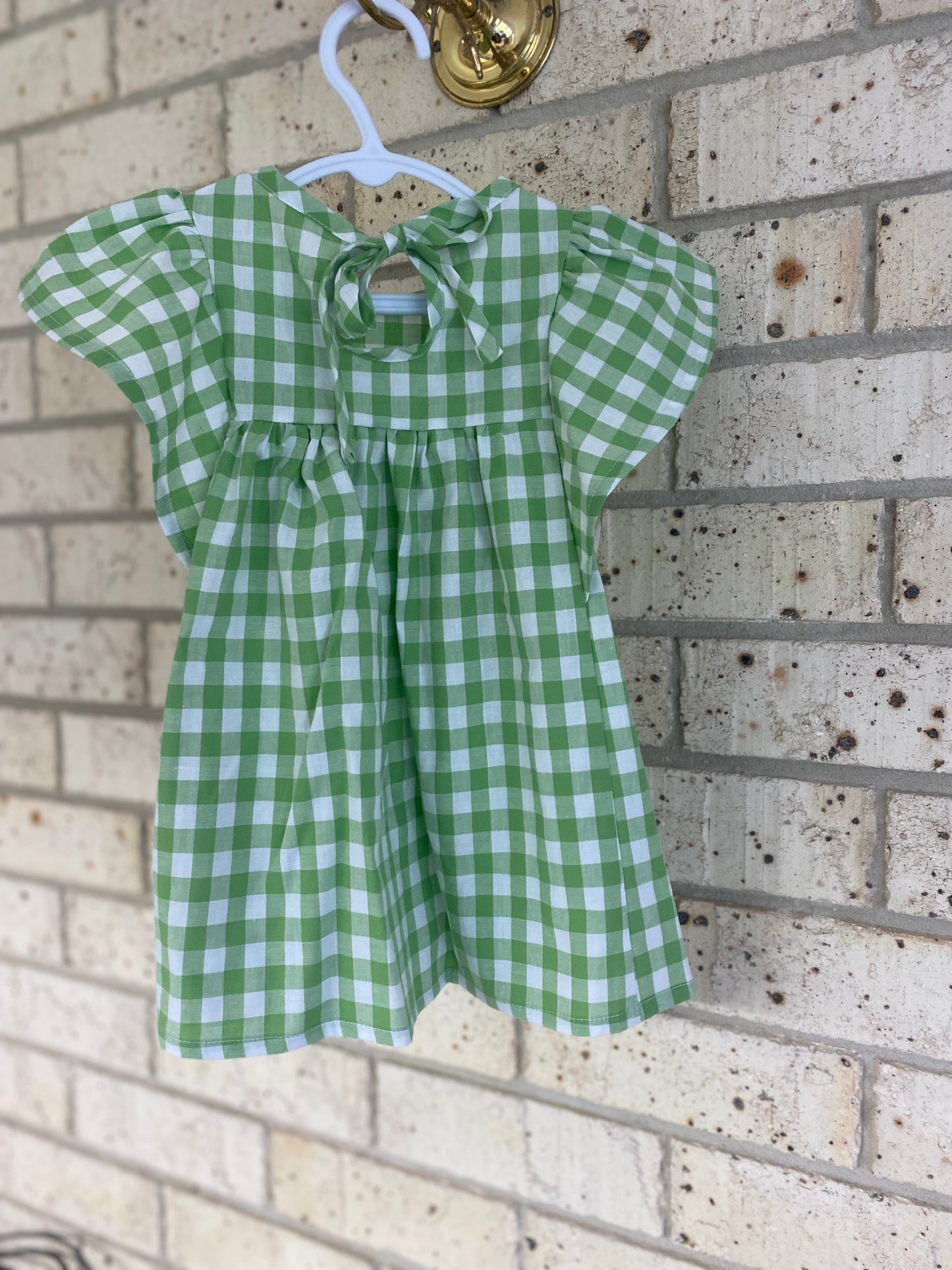 Kenzie green gingham