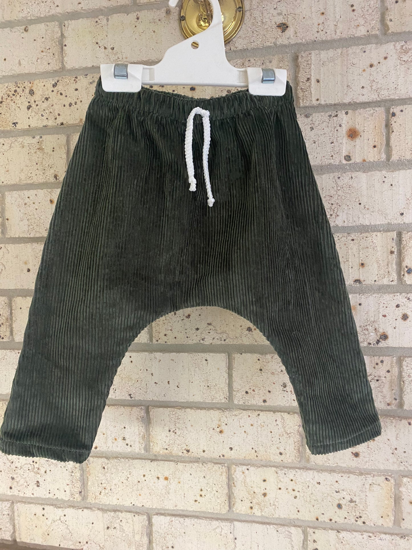 Corduroy beetle green pants