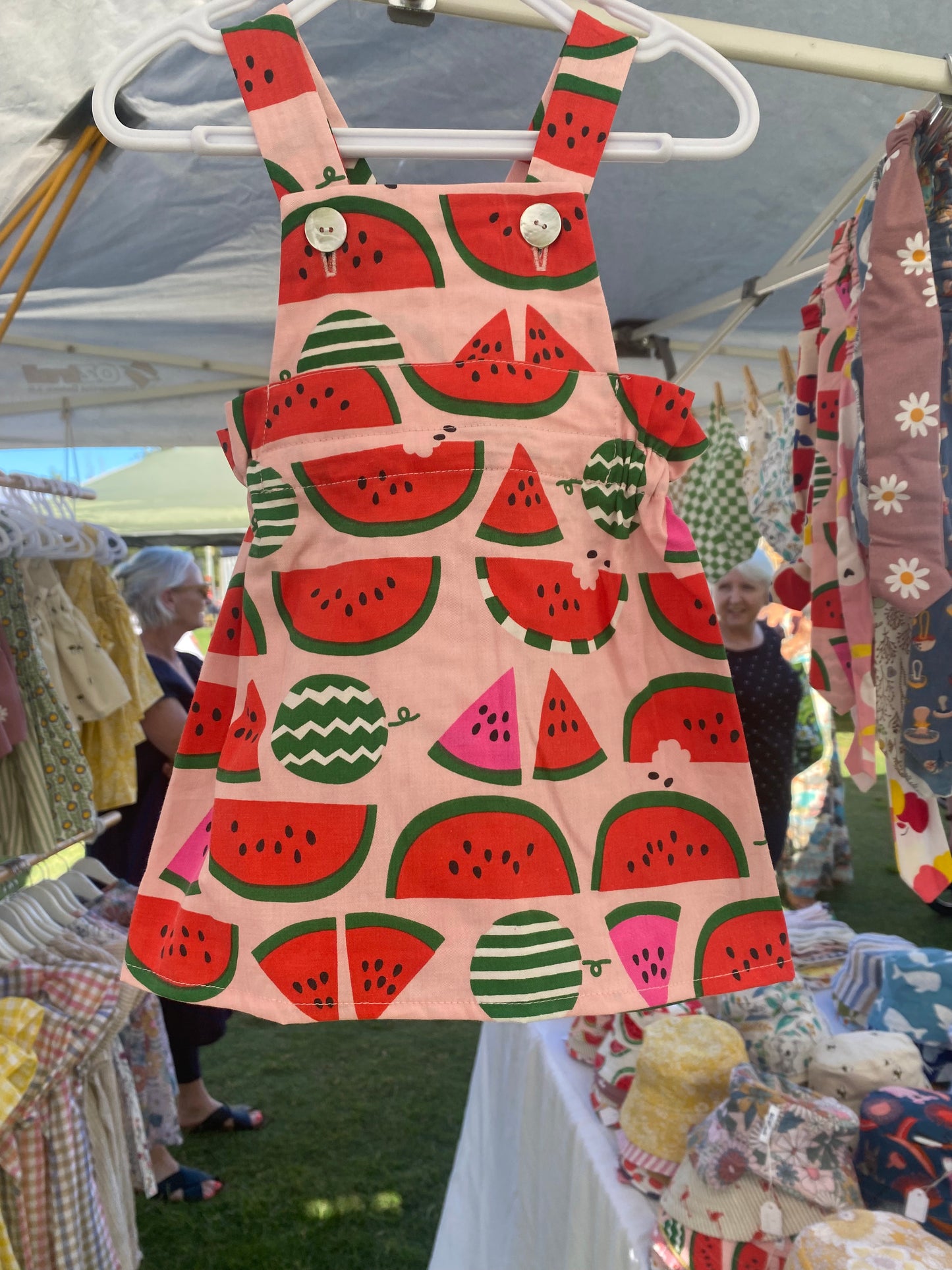 Bucket hat pink watermelon