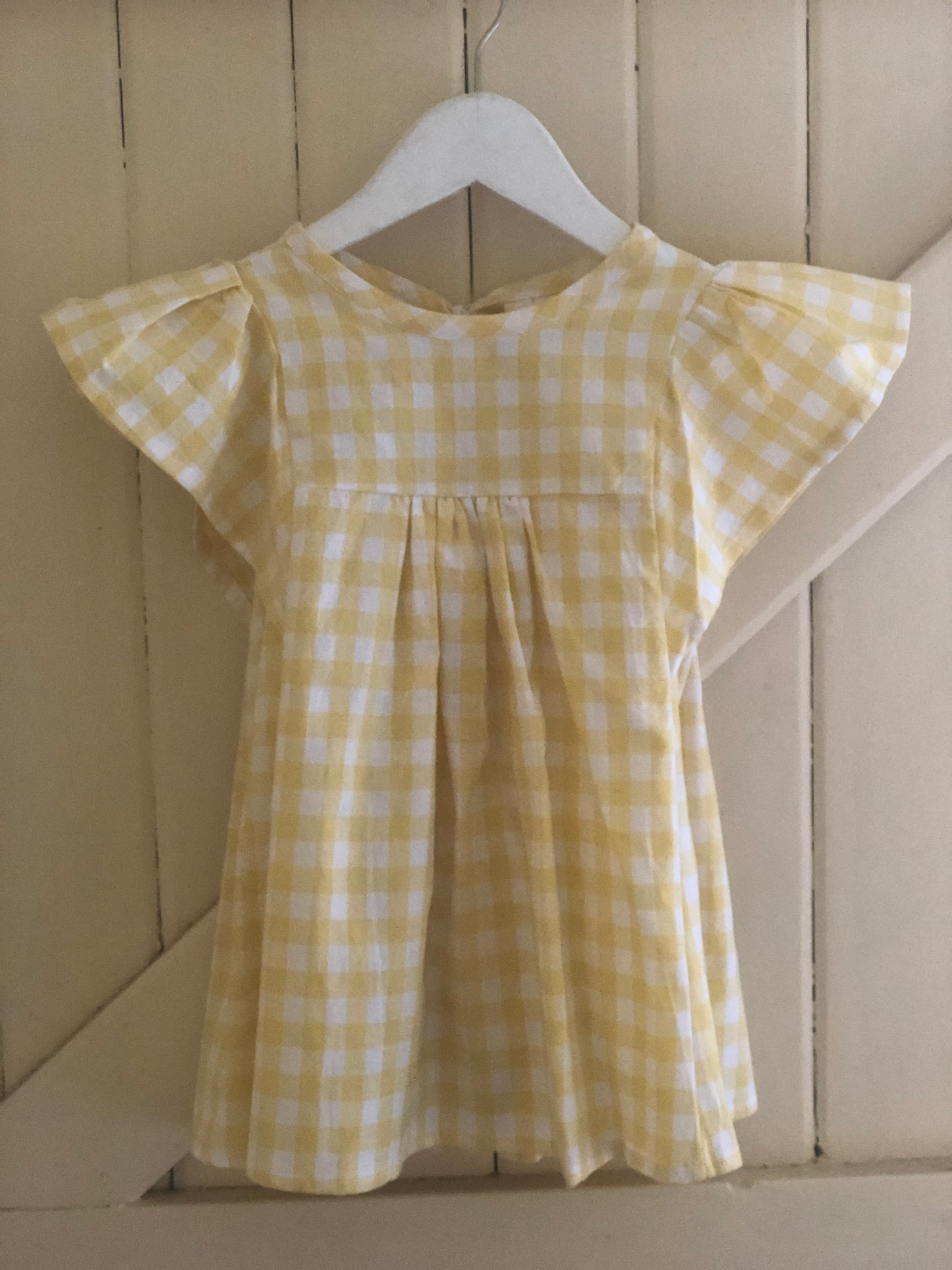 Kenzie yellow gingham