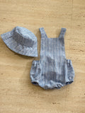Romper blue stripe