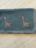 Giraffe blanket green