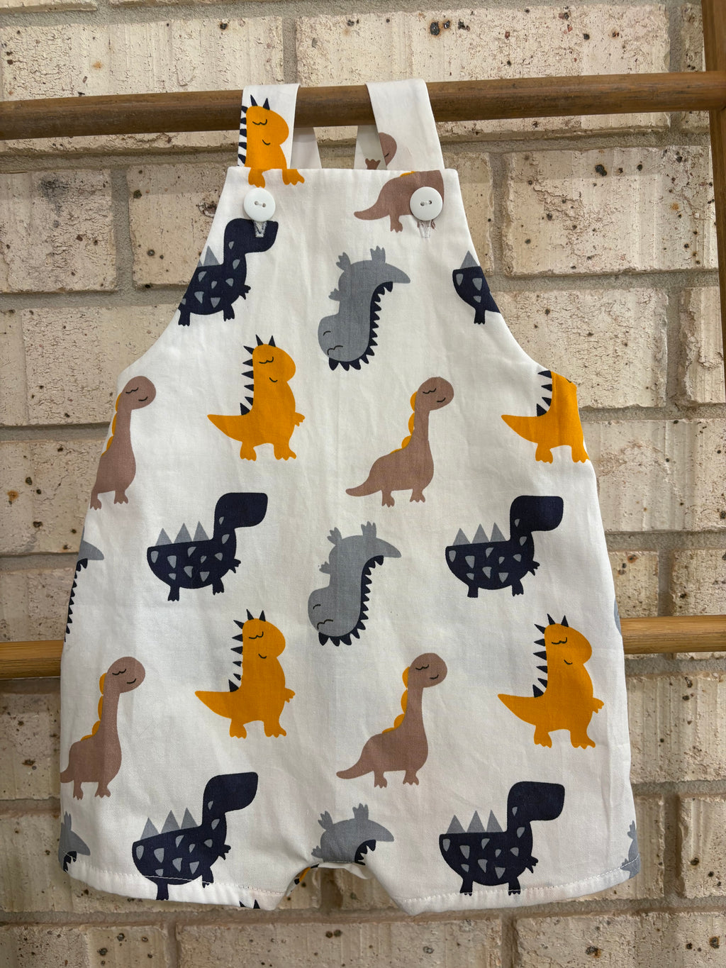 Dinosaur short romper