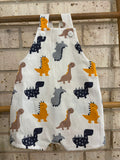 Dinosaur short romper
